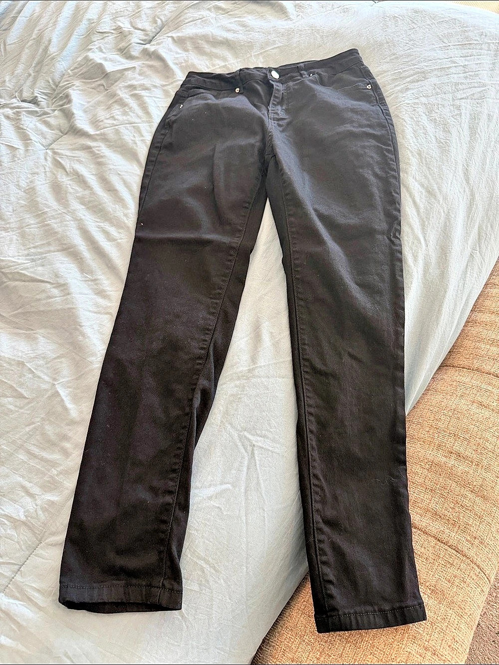 Black Straight Leg Pants Size Large Like New